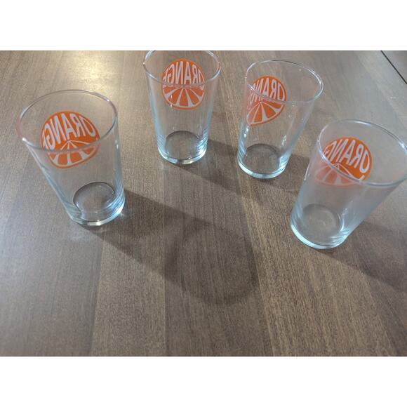 Set of 4 VINTAGE 1970s ARC International Luminaric Conique Juice Glasses 7oz - Picture 4 of 8